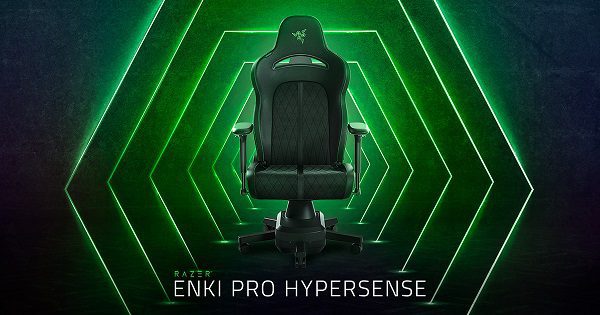 Razer anuncia cadeira gamer Razer Enki Pro HyperSense
