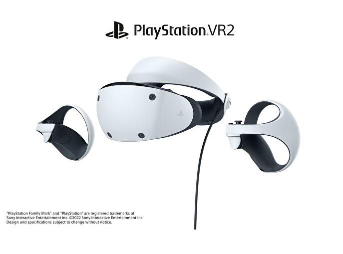design do headset para PlayStation VR2