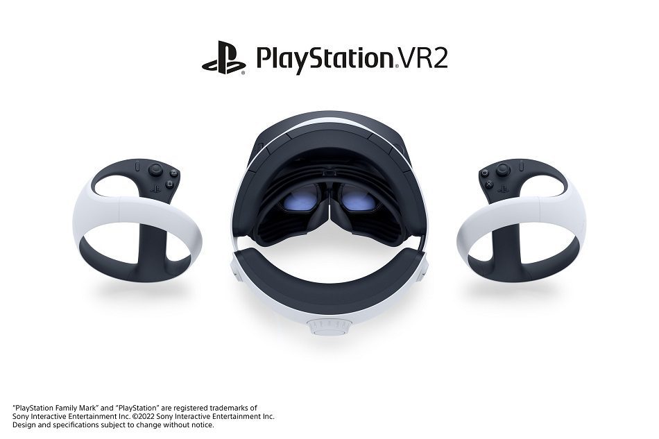 design do headset para PlayStation VR2