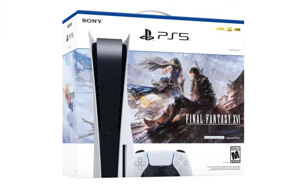 Bundle oficial do console PS5 Final Fantasy 16