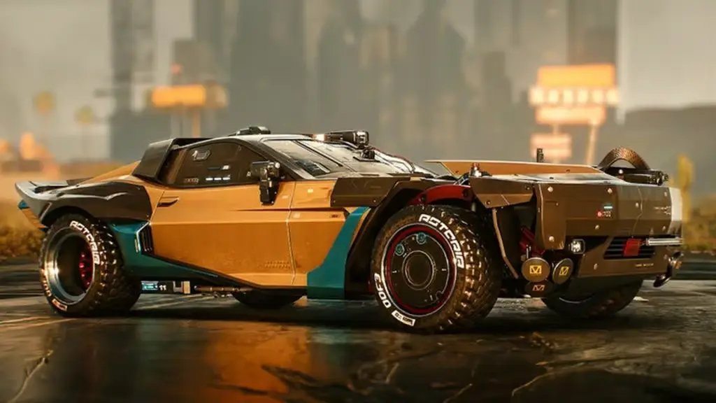 carros mais rápidos do Cyberpunk 2077
